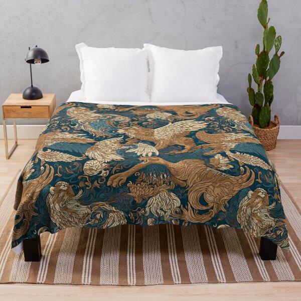 Item preview, Majestic Griffins Pattern Design designed and sold by Juuskus.
