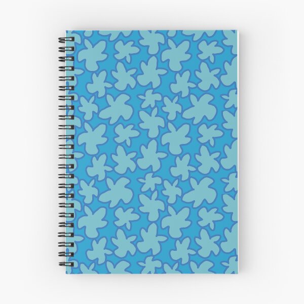 Item preview, Modern Forget Me Nots - Blues designed and sold by Karen Anne Isaksen Glick.