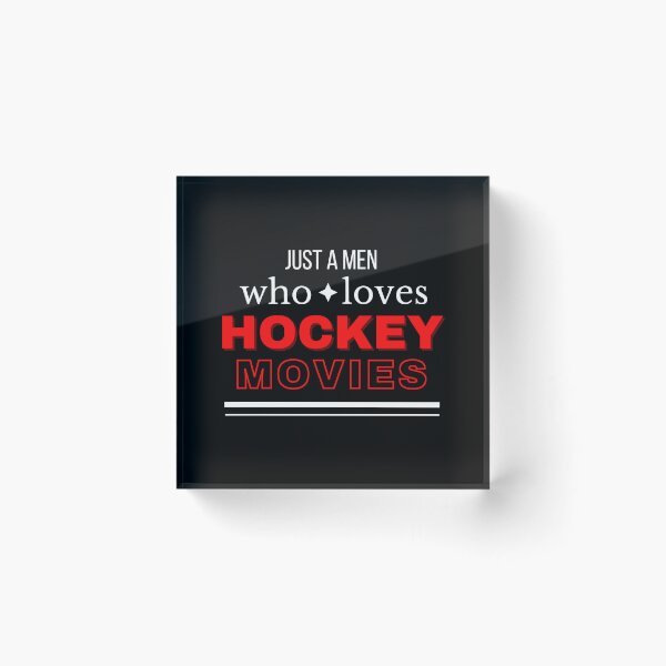 Item preview, Just a Man Who Loves Hockey Movies  designed and sold by DigitalMagShop.