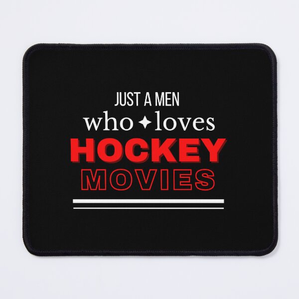 Item preview, Just a Man Who Loves Hockey Movies  designed and sold by DigitalMagShop.