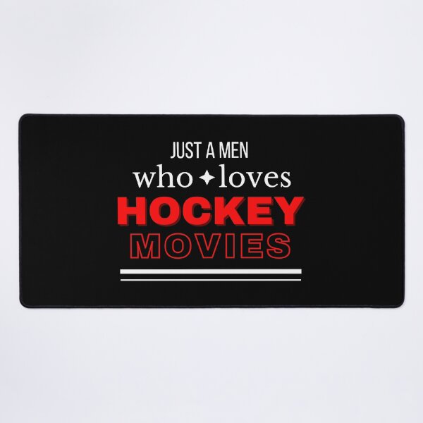 Item preview, Just a Man Who Loves Hockey Movies  designed and sold by DigitalMagShop.