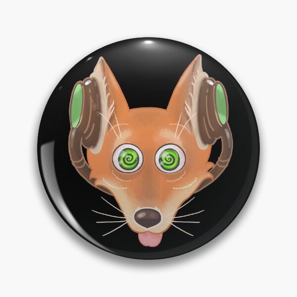 Item preview, Crazy Music Fox painting designed and sold by AK-Hevonen.