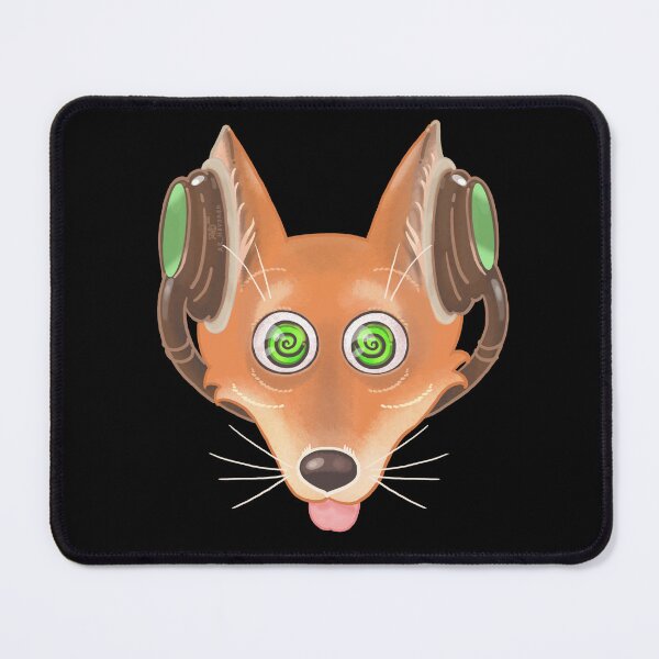 Item preview, Crazy Music Fox painting designed and sold by AK-Hevonen.