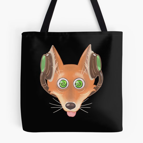 Item preview, Crazy Music Fox painting designed and sold by AK-Hevonen.