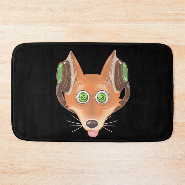 Item preview, Crazy Music Fox painting designed and sold by AK-Hevonen.
