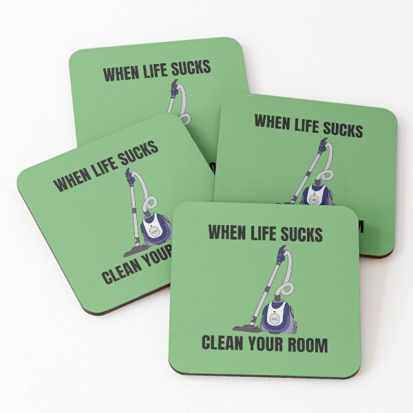 Item preview, When life sucks clean your room (light background) designed and sold by Jeeb-Arts.