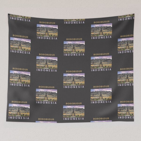 Item preview, Borobudur Temple - Indonesia designed and sold by ManikRaja.