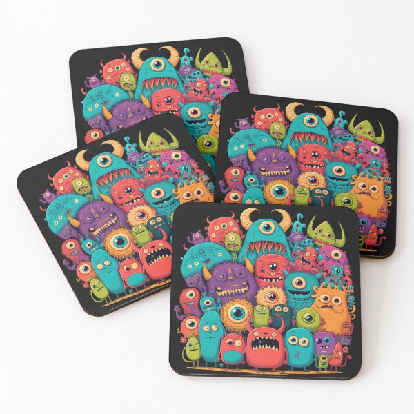 Item preview, Monster Friendship Doodle designed and sold by Leo Hipp.