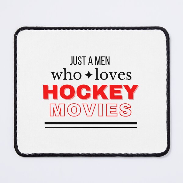 Item preview, Just a Man Who Loves Hockey Movies  designed and sold by DigitalMagShop.