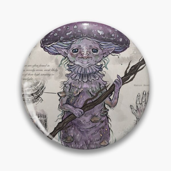 Item preview, Amethyst Deceiver Mushroom Creature designed and sold by CharlotteGanz.