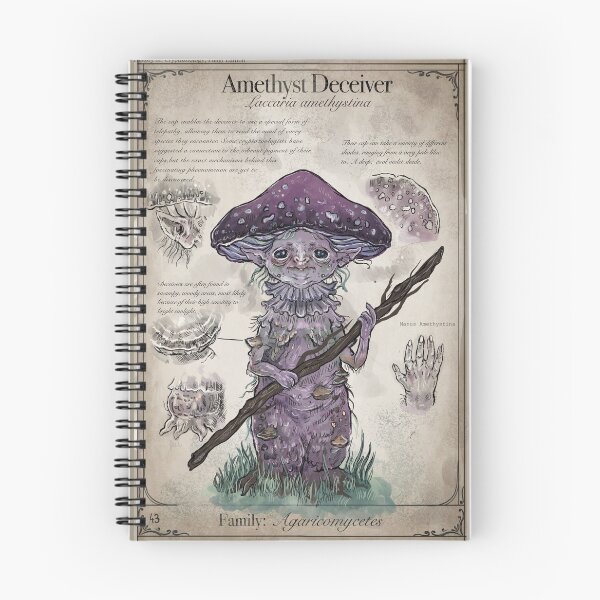 Item preview, Amethyst Deceiver Mushroom Creature designed and sold by CharlotteGanz.