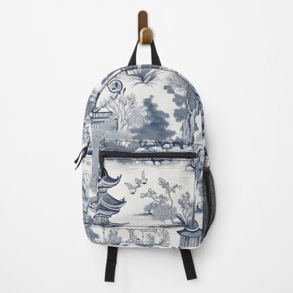 Item preview, Ancient Ming China - Blue and White Chinoiserie - Linen designed and sold by Kentala.