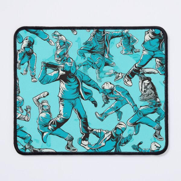 Item preview, Hip Hop Dancers Repeating Pattern Design designed and sold by Juuskus.