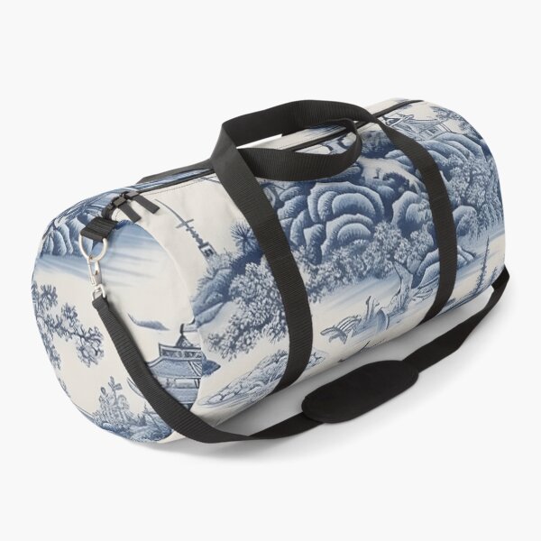 Item preview, Blue and white chinoiserie Ming China porcelain bedspread designed and sold by Kentala.