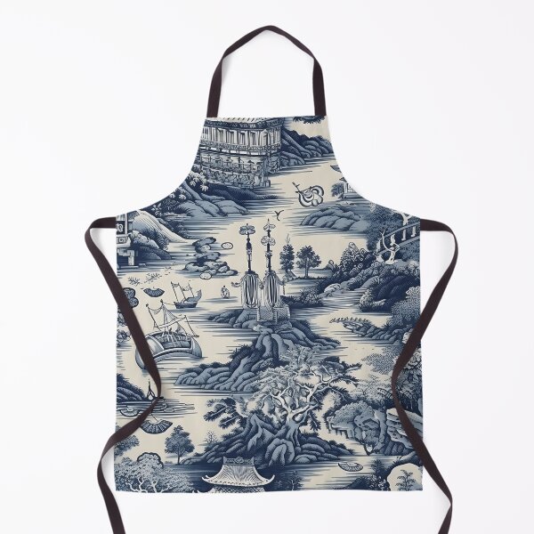 Item preview, Ancient Ming China Chinoiserie Blue and White Duvet Cover designed and sold by Kentala.