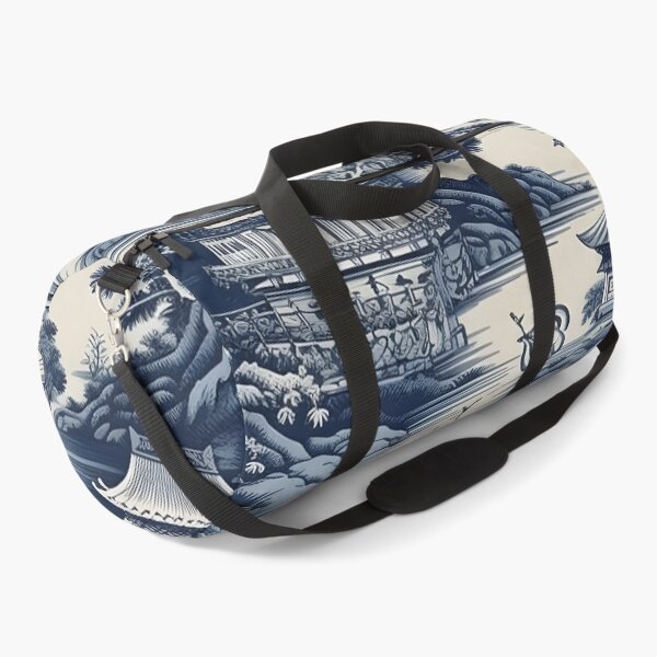 Item preview, Ancient Ming China Chinoiserie Blue and White Duvet Cover designed and sold by Kentala.