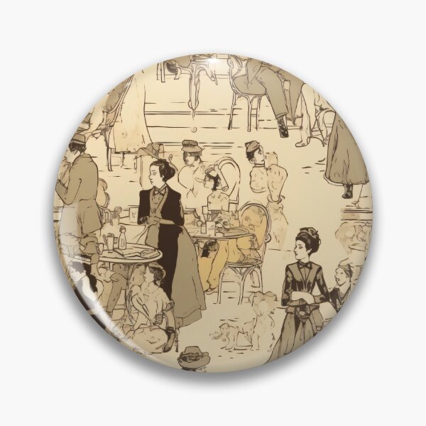Item preview, Café Society Repeating Pattern Design designed and sold by Juuskus.