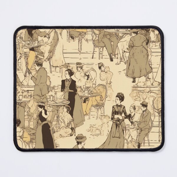 Item preview, Café Society Repeating Pattern Design designed and sold by Juuskus.