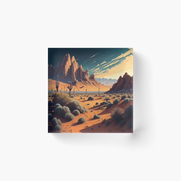 Item preview, #3 Modern west "The Desert Speaks" designed and sold by shadowartsss.