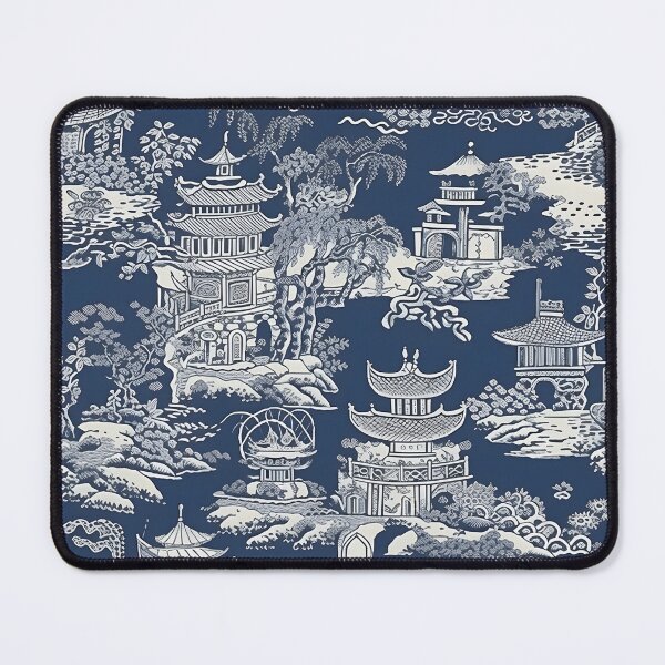 Item preview, Chinoiserie blue and white Ancient Ming China porcelain designed and sold by Kentala.