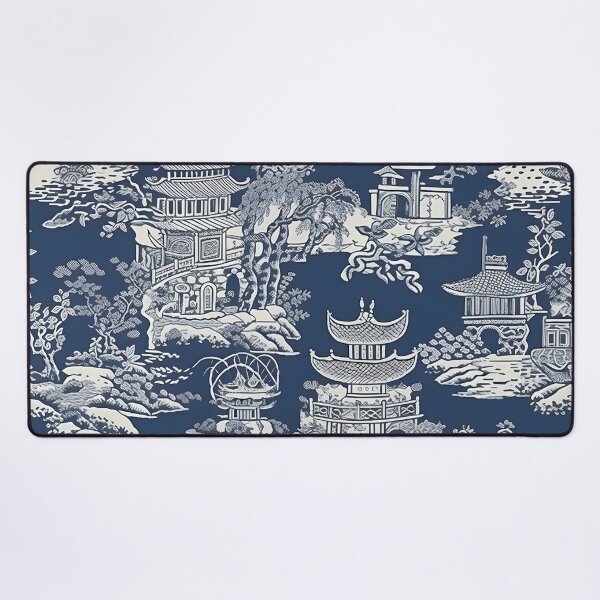 Item preview, Chinoiserie blue and white Ancient Ming China porcelain designed and sold by Kentala.