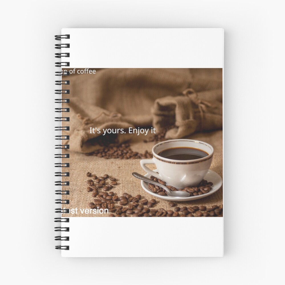 Item preview, Spiral Notebook designed and sold by latestversion.