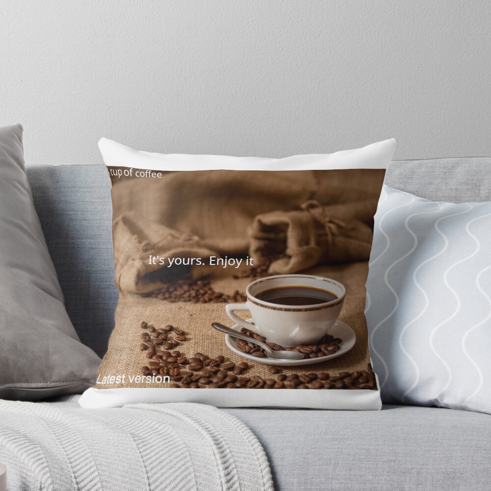 Item preview, Throw Pillow designed and sold by latestversion.