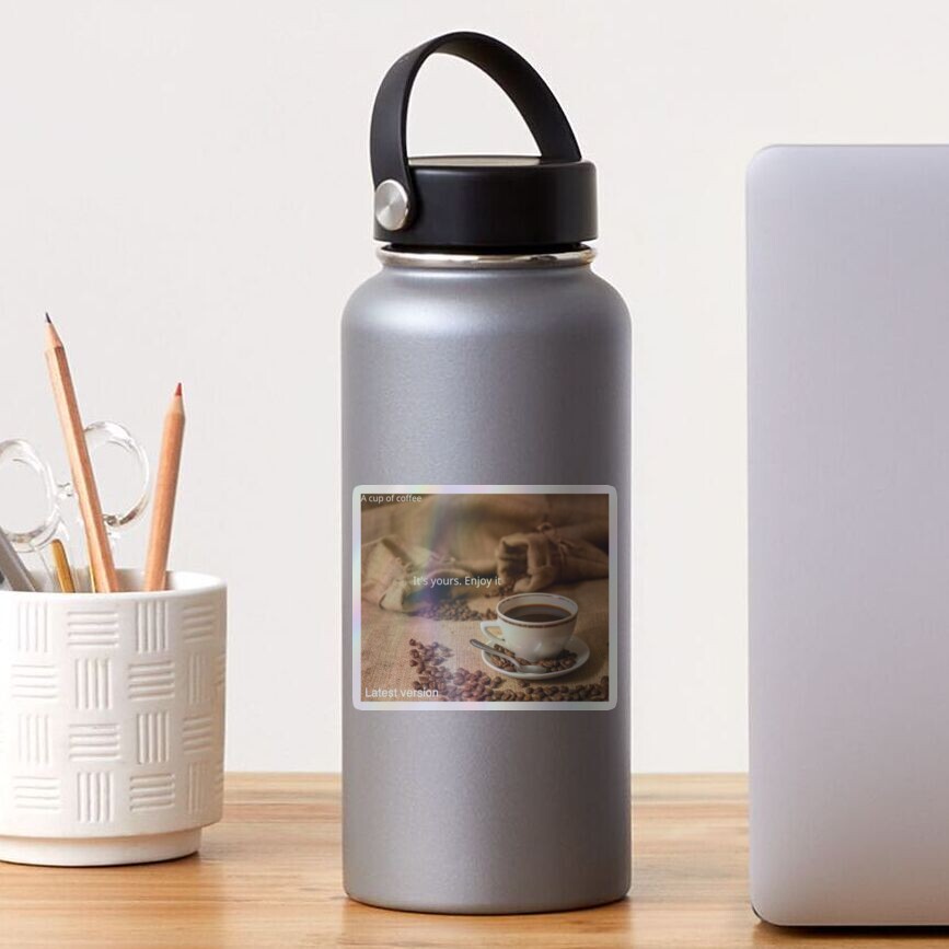 Item preview, Holographic Sticker designed and sold by latestversion.