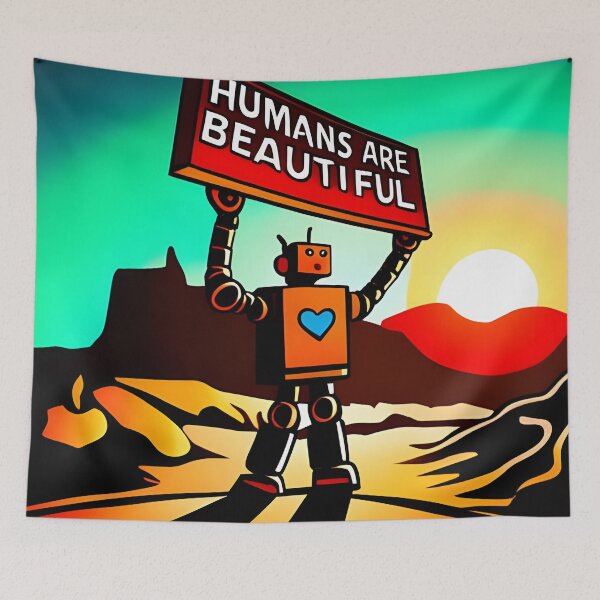 Item preview, Humans are Beautiful   designed and sold by Caros-Lines.