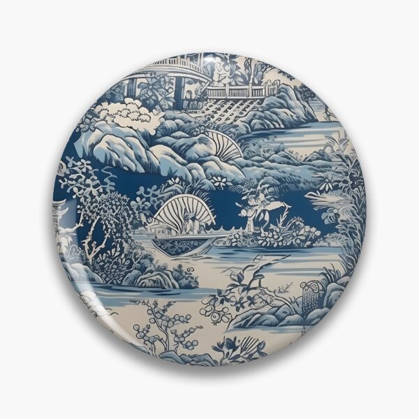 Item preview, Blue and white chinoiserie Ancient Ming Dynasty designed and sold by Kentala.