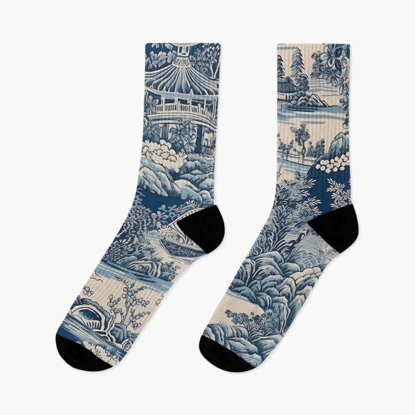 Item preview, Blue and white chinoiserie Ancient Ming Dynasty designed and sold by Kentala.
