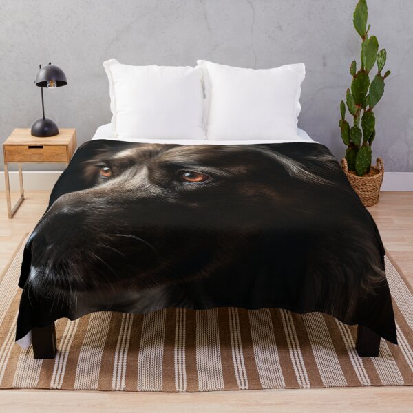 Item preview, Loyal Companion: Stunning Dog Portrait on Black Background designed and sold by IInspired Store.