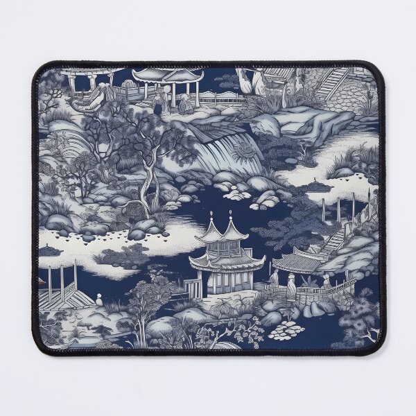 Item preview, Chinoiserie willow pattern ceramic blue white Ming Dynasty designed and sold by Kentala.