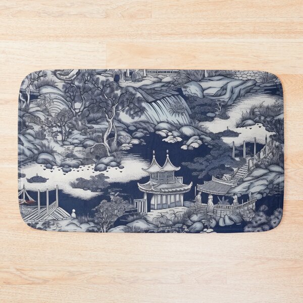 Item preview, Chinoiserie willow pattern ceramic blue white Ming Dynasty designed and sold by Kentala.