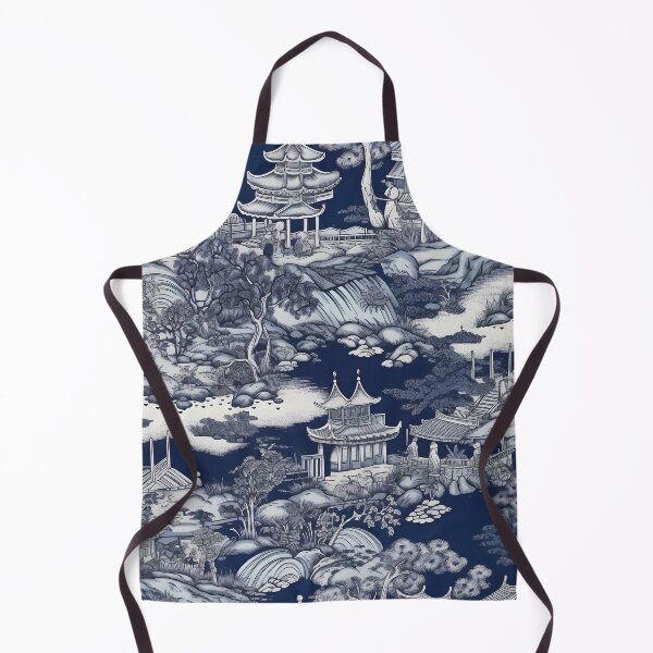 Item preview, Chinoiserie willow pattern ceramic blue white Ming Dynasty designed and sold by Kentala.