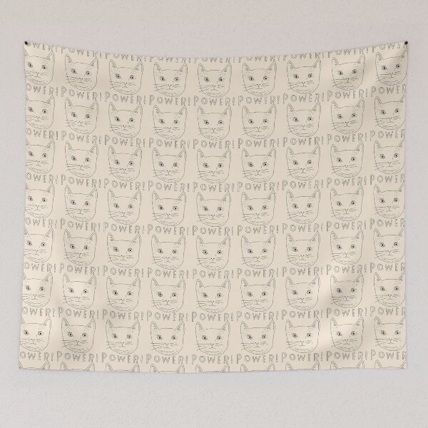 Item preview, Frightened Rabbit Power! Cat designed and sold by SentABear.