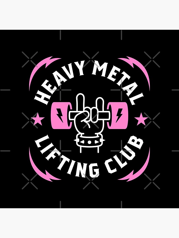 Heavy Metal Lifting Club (Pink) by brogressproject