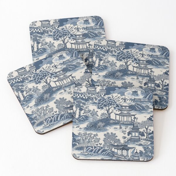 Item preview, Ancient Ming China - Blue and White Chinoiserie - Porcelain designed and sold by Kentala.