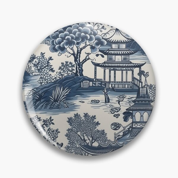 Item preview, Ancient Ming China - Blue and White Chinoiserie - Porcelain designed and sold by Kentala.
