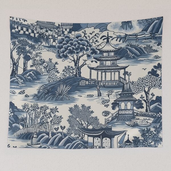 Item preview, Ancient Ming China - Blue and White Chinoiserie - Porcelain designed and sold by Kentala.