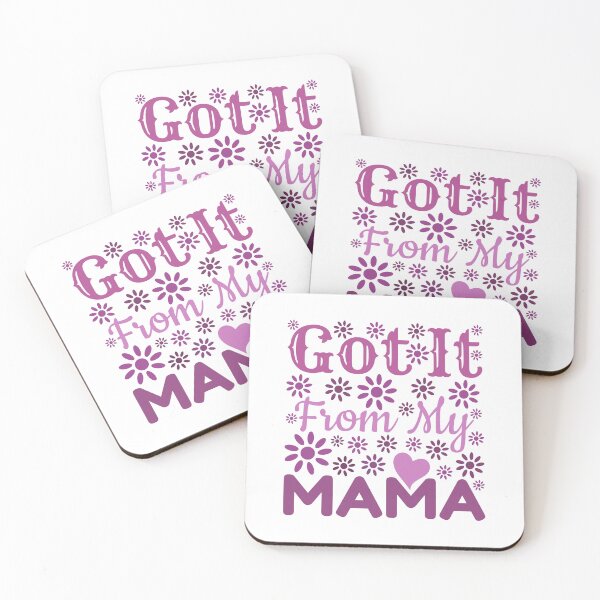 Item preview, I got it from Mama - happy Mothers Day – Mother’s Day t-shirt design - Sticker redbubble designed and sold by bluehatgraphics.