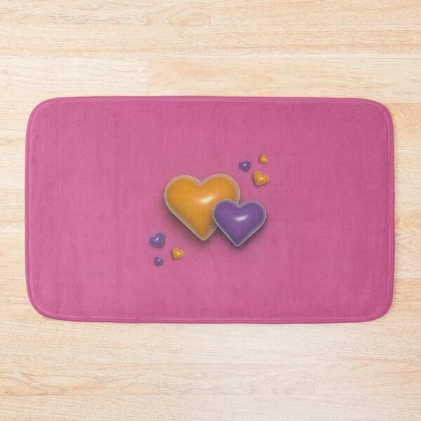 Item preview, 3D heart in yellow and purple colors  designed and sold by Tinuwiell.