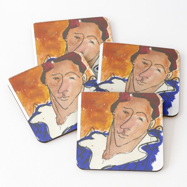 Item preview, Alice B. Toklas in Blue and White on a Reddish Kind of Day designed and sold by ProsperityPath.