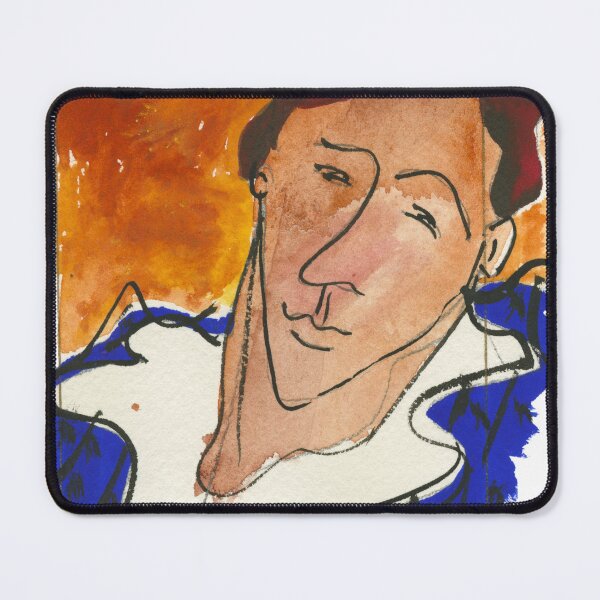 Item preview, Alice B. Toklas in Blue and White on a Reddish Kind of Day designed and sold by ProsperityPath.