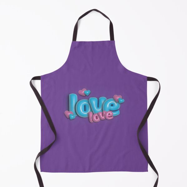 Item preview, 3D Love word with hearts in neon pink and blue colors  designed and sold by Tinuwiell.