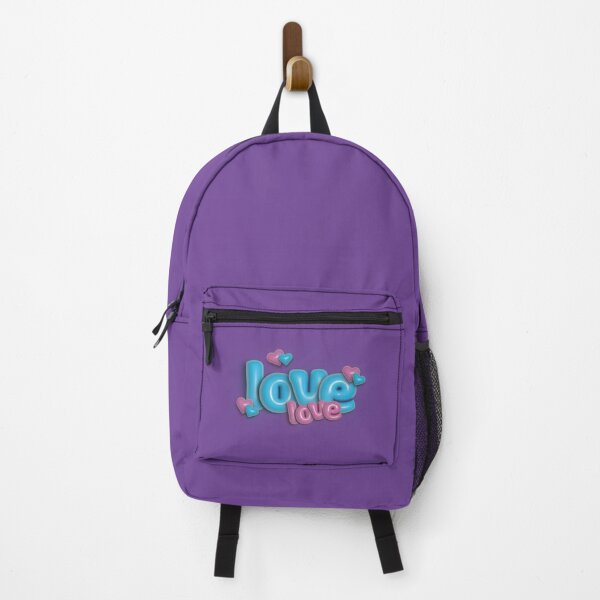 Item preview, 3D Love word with hearts in neon pink and blue colors  designed and sold by Tinuwiell.