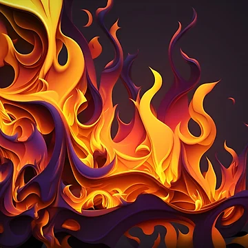 Artwork thumbnail, Fire pattern by NavyPanda