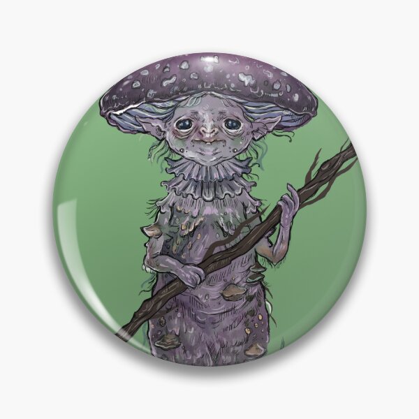 Item preview, Amethyst Deceiver Mushroom Creature Sticker designed and sold by CharlotteGanz.
