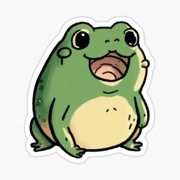 Yelling Frog Stickers for Sale, Free US Shipping