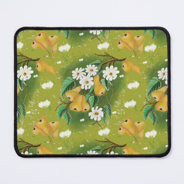 Item preview, Pears and white flowers designed and sold by GinaDesignUK.